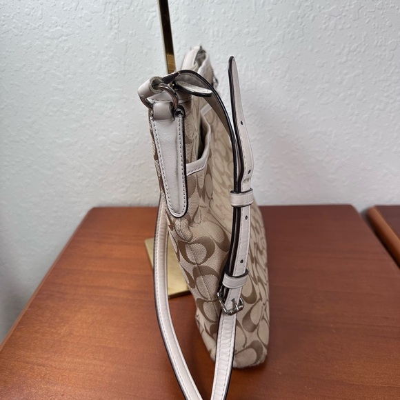 Coach Tan Signature Crossbody Bag - Picture 8 of 13